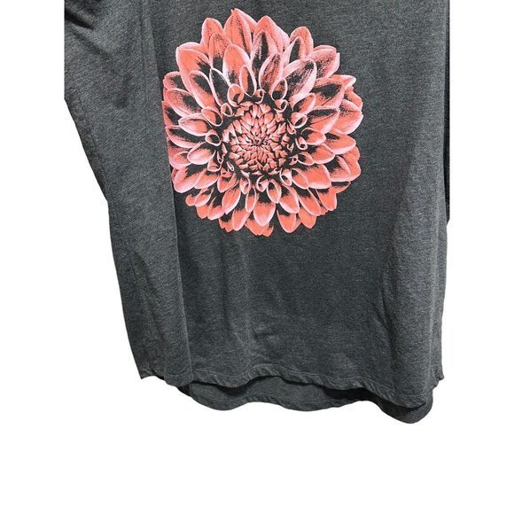 Instant Message Woman Heather Charcoal Dahlia Tank Loose Plus 2 - Picture 5 of 7